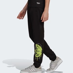 NEW ADIDAS GRAPHICS BEHIND THE TREFOIL SWEAT PANTS SIZE: M